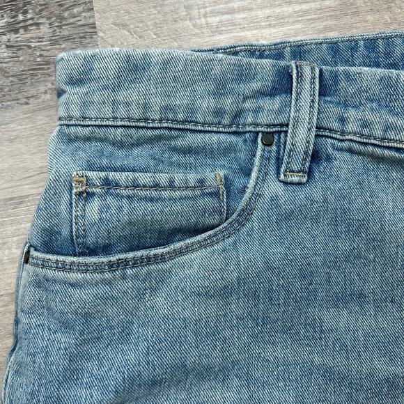 BLANKNYC Denim Cutoff Shorts Light Wash Raw Hem High Rise 29 - Picture 2 of 5